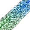 Transparent Glass Bead Strands X-GLAA-H023-02B-2