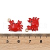Brass Alloy Charms KK-R226-15G-02-3