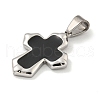 304 Stainless Steel Pendants STAS-C102-07P-01-2
