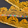 Sparkle Polyester Lace Ribbons OCOR-WH0080-16C-3