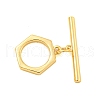 Brass Toggle Clasps KK-A223-06G-1