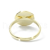 Brass Adjustable Ring Findings KK-P232-04G-3