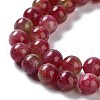 Dyed Natural Malaysia Jade Beads Strands G-G021-02A-01-3