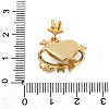 Brass Resin Pendants KK-V009-04G-3