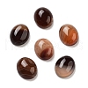 Dyed & Heated Natural Banded Agate Cabochons G-G145-01A-24-1