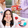 AHADERMAKER 14Pcs 7 Style Hospital Theme Food Grade Eco-Friendly Silicone Focal Beads SIL-GA0003-30-7