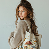 Canvas Women's Tote Bags ABAG-WH0056-003-4