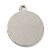 Non-Tarnish 304 Stainless Steel Pendants STAS-G318-07P-1