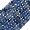 Natural Blue Aventurine(Dyed & Heated) Beads Strands G-A260-A08-01-2