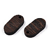 Natural Wenge Wood Pendants WOOD-T023-71A-01-3