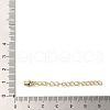 Rack Plating Brass Curb Chain Extender KK-Q807-12G-4
