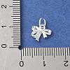925 Sterling Silver Bowknot Charms STER-R012-04S-3