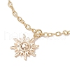 Sun & Moon 304 Stainless Steel Charm Couple Bracelets BJEW-TA00526-4