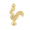 Rack Plating Brass Pendants KK-Q028-11G-1