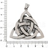 316 Surgical Stainless Steel Pendants STAS-D304-35AS-3