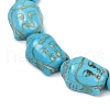 Synthetic Howlite Bead Strands G-P228-14A-15x20mm-01-2
