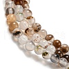 Natural Dendritic Agate Beads Strands G-A232-A01-01-4