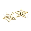 5Pcs 201 Stainless Steel Pendants STAS-M056-08G-2