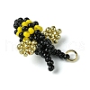 Seed Beads Beaded Charms PALLOY-MZ00295-4