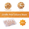 20Pcs Silicone Beads SIL-TA0001-09-3