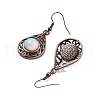 Opalite Teardrop Dangle Earrings EJEW-B055-02R-21-2