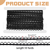 WADORN 10 Yards Polyester Braided Trims with Elastic Button Loops EC-WR0001-02A-2