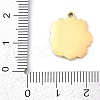 304 Stainless Steel Pendants STAS-F315-07G-04-3