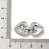 Brass Micro Pave Cubic Zirconia Fold Over Clasps KK-H455-53P-02-3