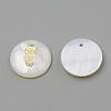 Freshwater Shell Pendants SHEL-Q010-007G-2