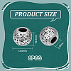 Unicraftale 8Pcs 304 Stainless Steel European Beads STAS-UN0054-44-3