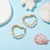 Mother's Day Jewellery Natural Pearl Wire Wrapped Heart Big Hoop Earrings for Women EJEW-JE04796-02-2