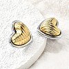 304 Stainless Steel Stud Earrings EJEW-D308-04B-PG-4