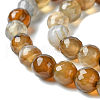 Natural Agate Round Beads Strand G-L084-6mm-04-4