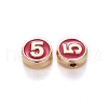 Alloy Enamel Beads ENAM-R055-04-05-RS-2