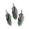Natural Green Aventurine Pendants G-E059-04AS-02-1