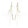 Brass Chain Tassel Big Pendants X-KK-R129-11G-2