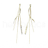 Brass Chain Tassel Big Pendants X-KK-R129-11G-2