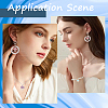 SUNNYCLUE 10Pcs 5 Colors Baking Paint Zinc Alloy with Resin Pendants FIND-SC0011-17-5