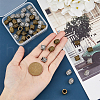 HOBBIESAY 2 Sets 2 Colors Alloy European Beads FIND-HY0003-11-3