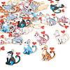Alloy Enamel Pendants FIND-TAC0008-73KCG-02-3