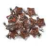 Natural Red Sesame Jasper Pendants G-B127-12P-03-1