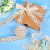 Sparkle Polyester Embroidery Ribbon OCOR-WH0070-76B-4