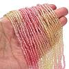 Transparent Painted Glass Beads Strands X1-DGLA-A034-T1mm-A09-2