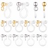 SUNNYCLUE 20Pcs 2 Colors 304 Stainless Steel Clip-on Earring Component STAS-SC0004-29-1
