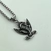 Vintage Punk Stainless Steel Dragon Pendant Necklaces for Men NN6351-4
