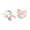 UV Plating Transparent Acrylic Beads MACR-F083-11F-2