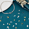   200Pcs 10 Styles Brass Rhinestone Claw Charms Settings KK-PH0010-43-5