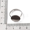 304 Stainless Steel Pad Ring Settings STAS-K278-11E-P-3