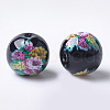Printed & Spray Painted Glass Beads GLAA-S047-03A-10-2