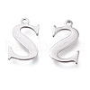 304 Stainless Steel Charms STAS-H112-S-P-2